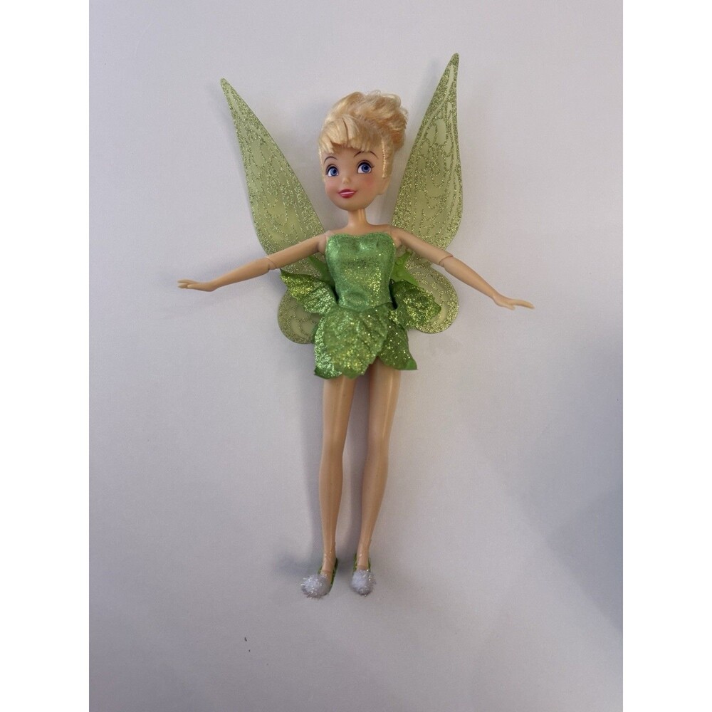 Disney Store Tinkerbell 12" Classic Doll Flutter Wings with shoes